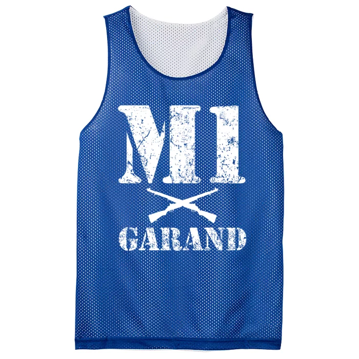 Wwii Gun Enthusiast M1 Garand Lover Military History Gift Mesh Reversible Basketball Jersey Tank