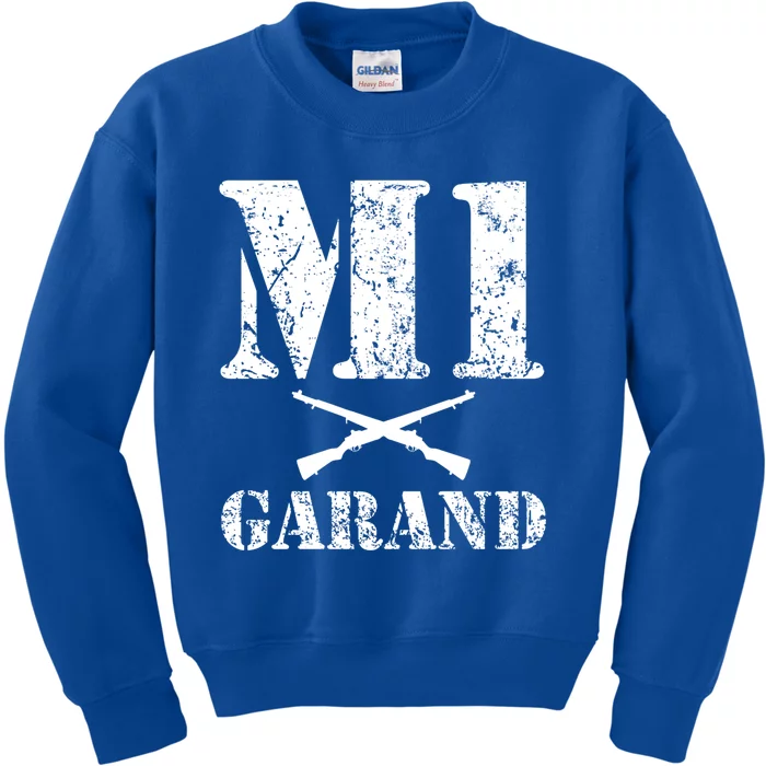 Wwii Gun Enthusiast M1 Garand Lover Military History Gift Kids Sweatshirt