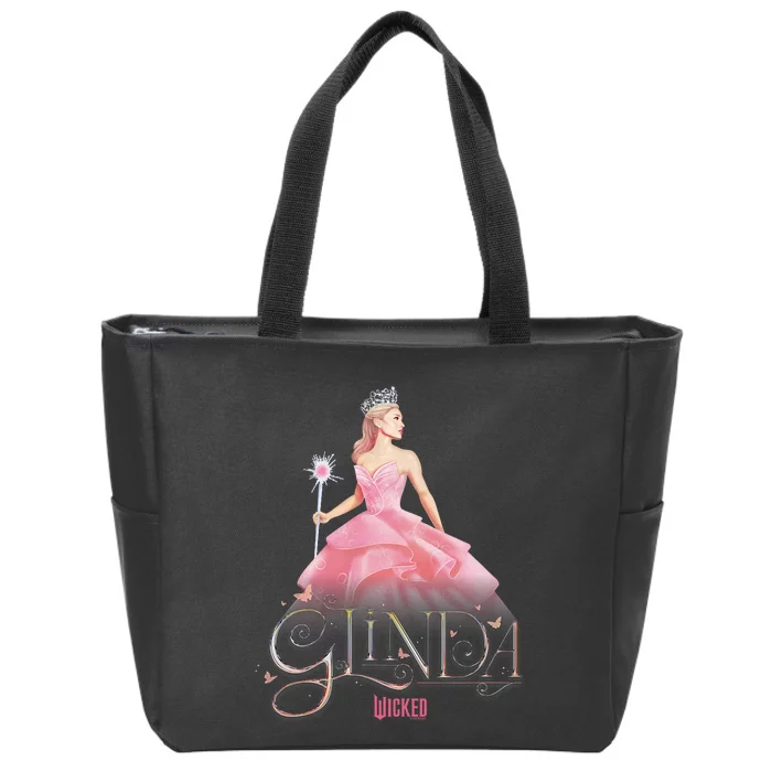 Wicked Glinda Elegant Pose Zip Tote Bag