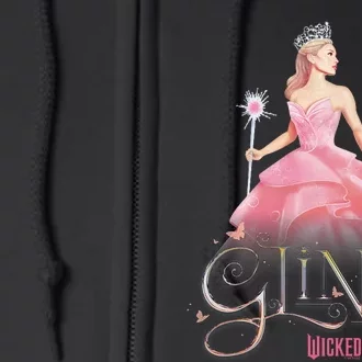 Wicked Glinda Elegant Pose Full Zip Hoodie