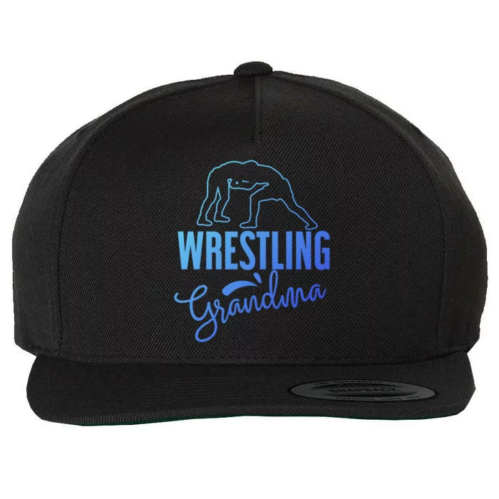 Wrestling Grandma For Wrestling Grandmother Gift Wool Snapback Cap