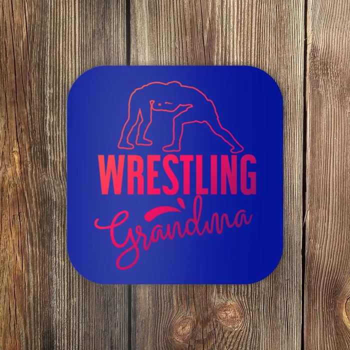 Wrestling Grandma For Wrestling Grandmother Gift Coaster