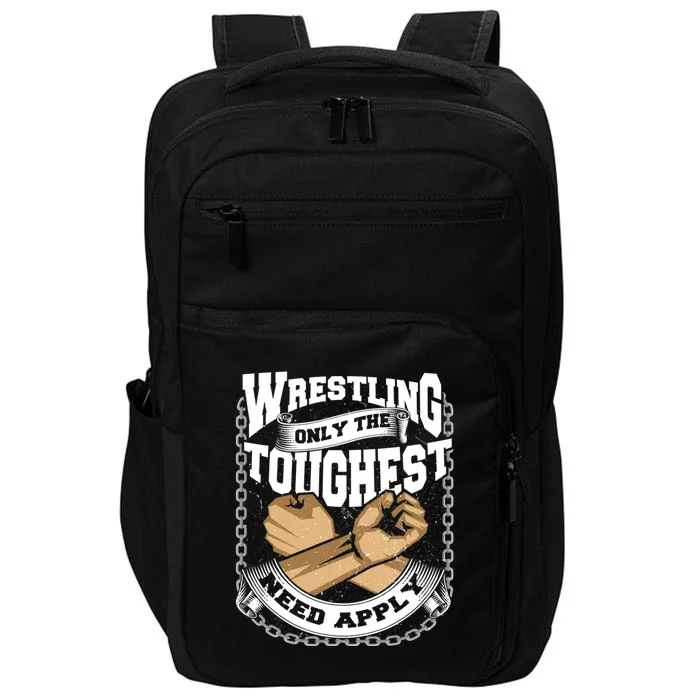 Wrestling Ground Fight Exhibition Fight Catch Impact Tech Backpack