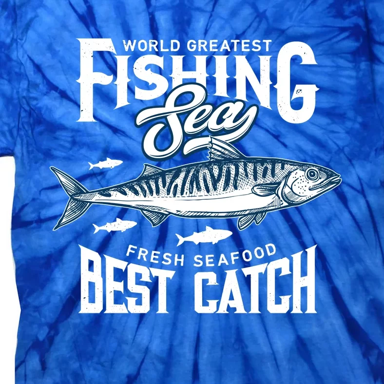 World Greatest Fishing Tie-Dye T-Shirt