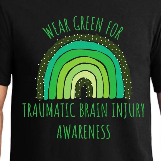 Wear Green For Traumatic Brain Injury Awareness Month Pajama Set