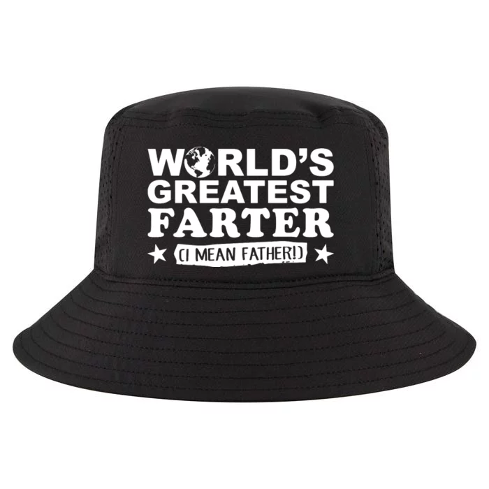 Worlds Greatest Farter I Mean Father Fathers Day Gift Hoodie Cool Comfort Performance Bucket Hat