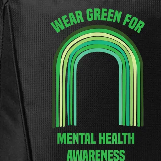 Wear Green For Mental Health Awareness, | Mental Health City Backpack