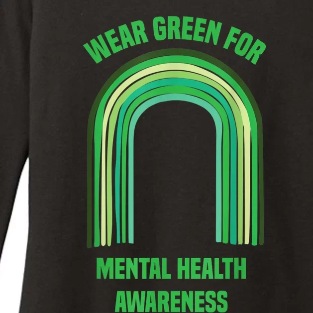 Wear Green For Mental Health Awareness, | Mental Health Womens CVC Long Sleeve Shirt