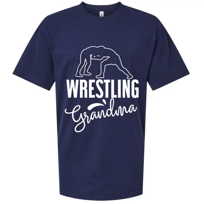 Wrestling Grandma For Wrestling Grandmother Gift Sueded Cloud Jersey T-Shirt