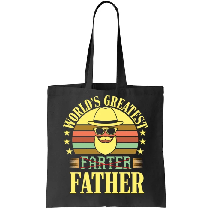 WorldS Greatest Farter Father Tote Bag