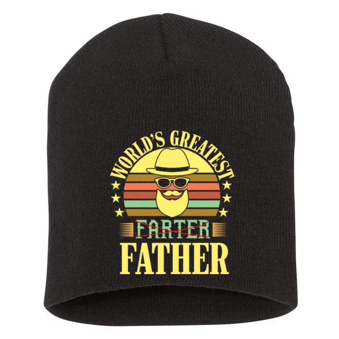 WorldS Greatest Farter Father Short Acrylic Beanie