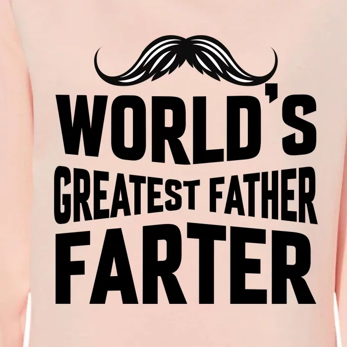 WorldS Greatest Father Farter Graphic Womens California Wash Sweatshirt