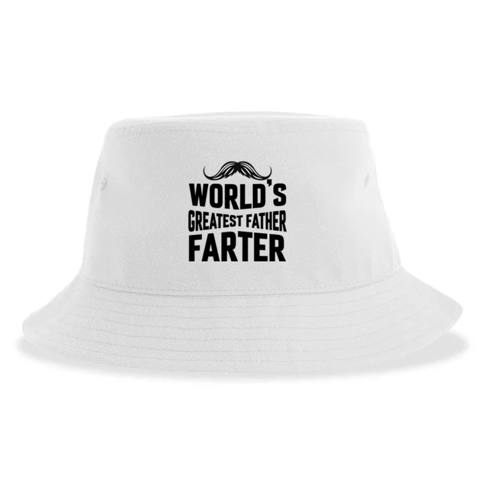 WorldS Greatest Father Farter Graphic Sustainable Bucket Hat