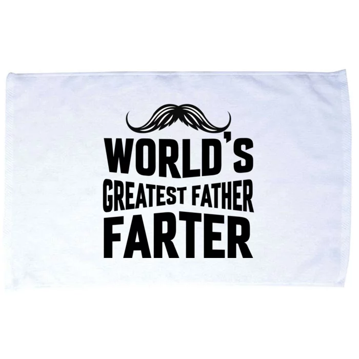 WorldS Greatest Father Farter Graphic Microfiber Hand Towel