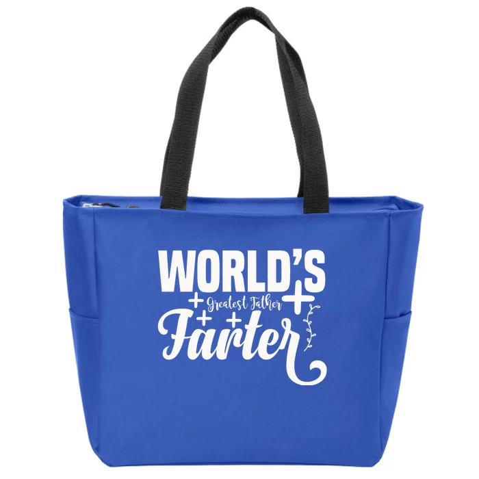 WorldS Greatest Father Farter Zip Tote Bag