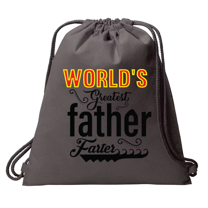 WorldS Greatest Father And Farter Drawstring Bag