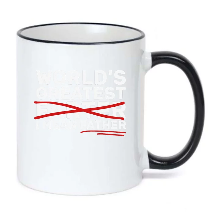 Worlds Greatest Farter I Mean Father Fathers Day Black Color Changing Mug