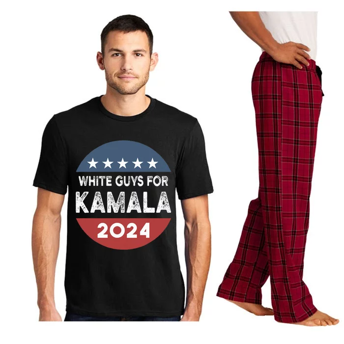 White Guys For Kamala Harris 2024 Election President Pajama Set