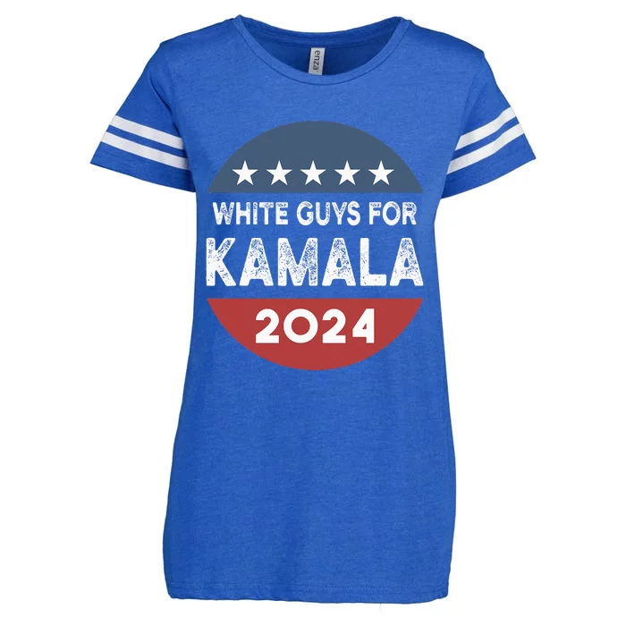 White Guys For Kamala Harris 2024 Election President Enza Ladies Jersey Football T-Shirt