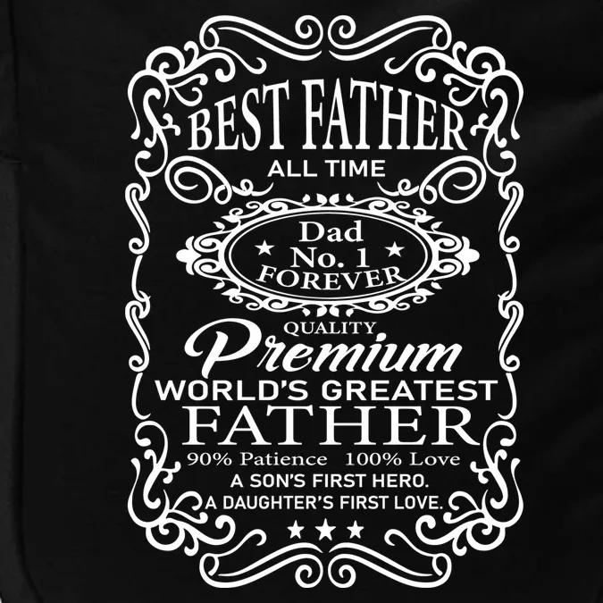 Worlds Greatest Father Mashup Quotes Impact Tech Backpack