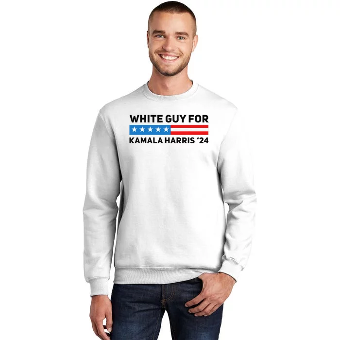 White Guy For Kamala Harris 2024 President Election Sweatshirt