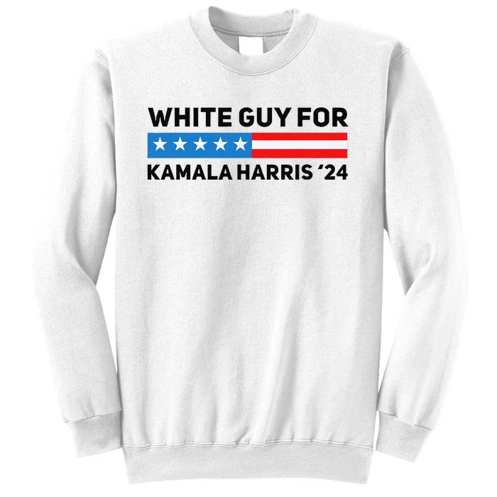 White Guy For Kamala Harris 2024 President Election Sweatshirt