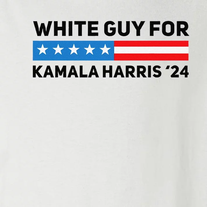 White Guy For Kamala Harris 2024 President Election Toddler Long Sleeve Shirt