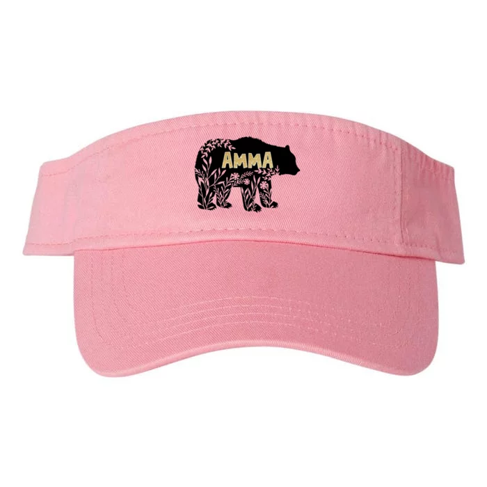 Wo Gift For Grandmother Gift Amma Bear Gift Valucap Bio-Washed Visor