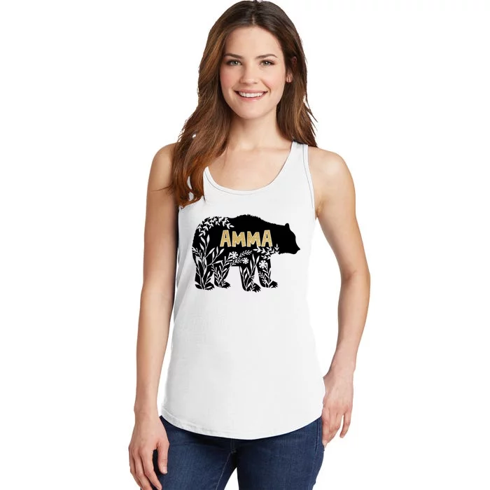 Wo Gift For Grandmother Gift Amma Bear Gift Ladies Essential Tank