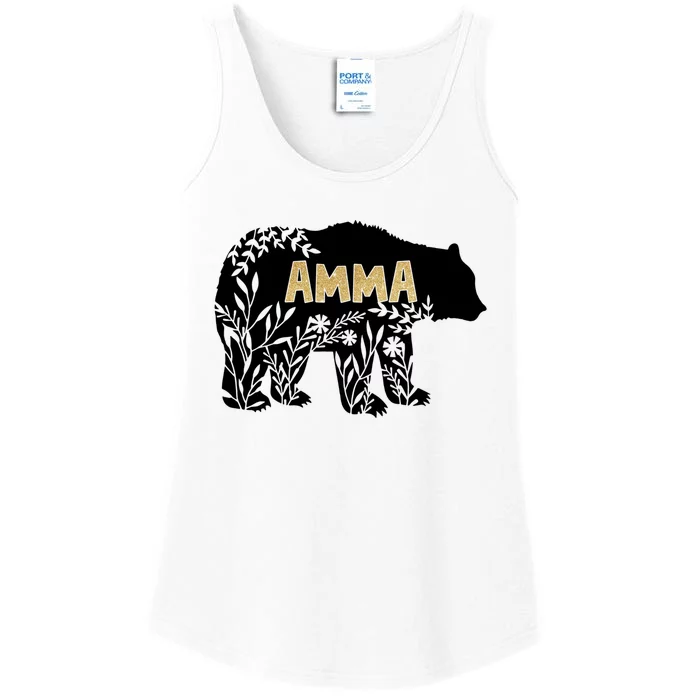 Wo Gift For Grandmother Gift Amma Bear Gift Ladies Essential Tank