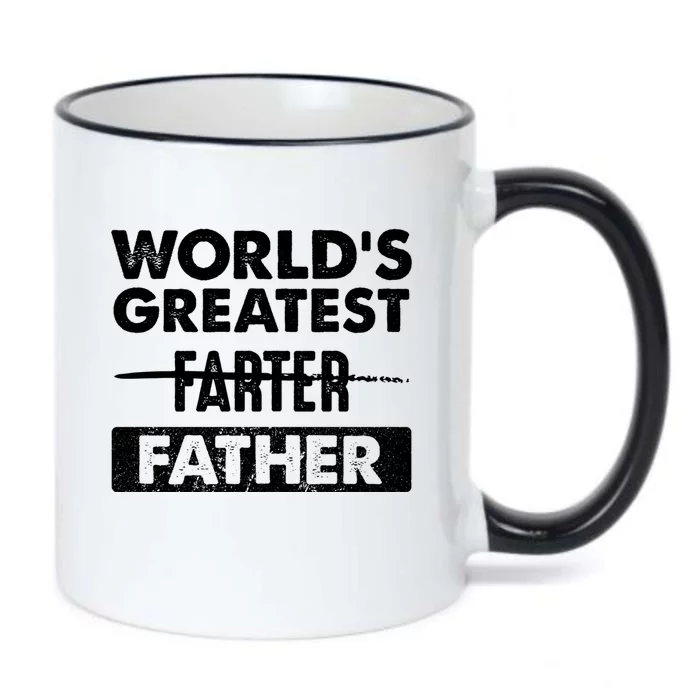 Worlds Greatest Farter Father Funny Dad Dad Quote Gift Black Color Changing Mug