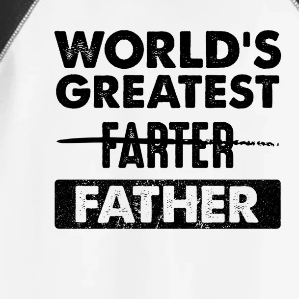 Worlds Greatest Farter Father Funny Dad Dad Quote Gift Toddler Fine Jersey T-Shirt