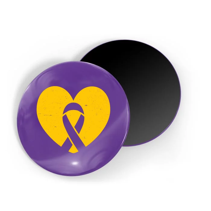 Wear Gold For Childhood Cancer Awareness Ribbon Magnet