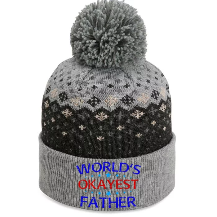 World's Greatest Father The Baniff Cuffed Pom Beanie