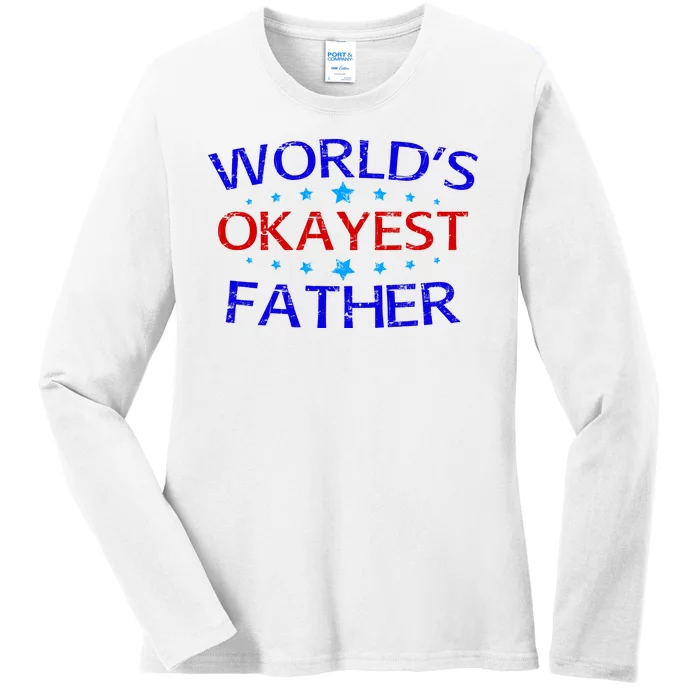 World's Greatest Father Ladies Long Sleeve Shirt