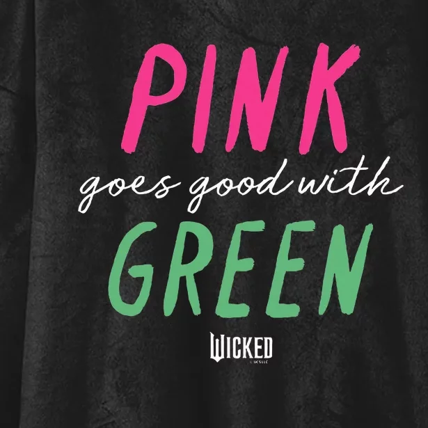 Wicked Goes Good With Green Hooded Wearable Blanket