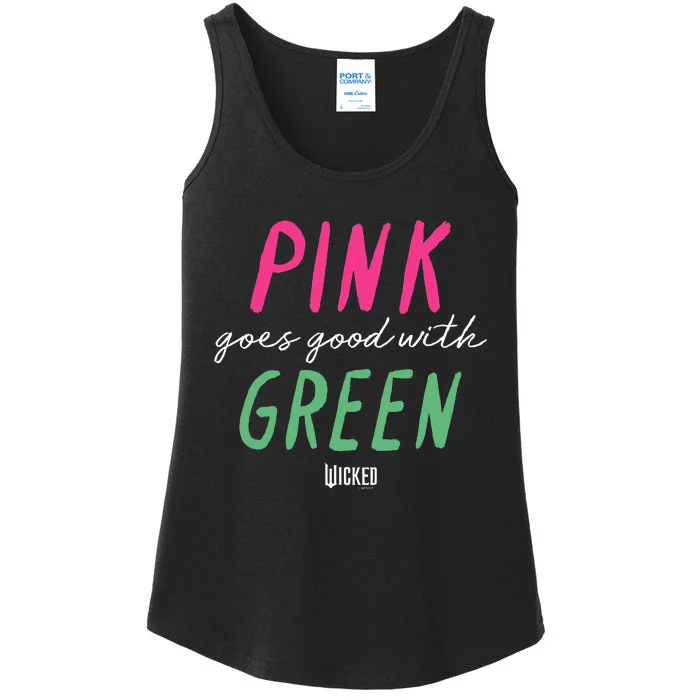 Wicked Goes Good With Green Ladies Essential Tank