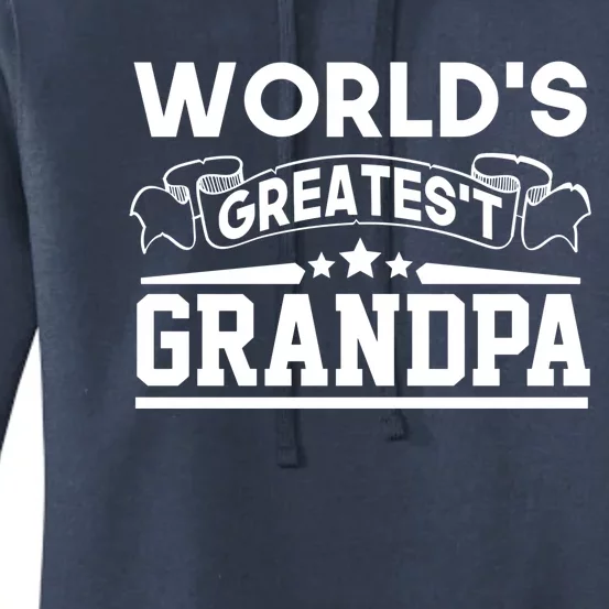 World's Greatest Grandpa Father's Day Gift Women's Pullover Hoodie