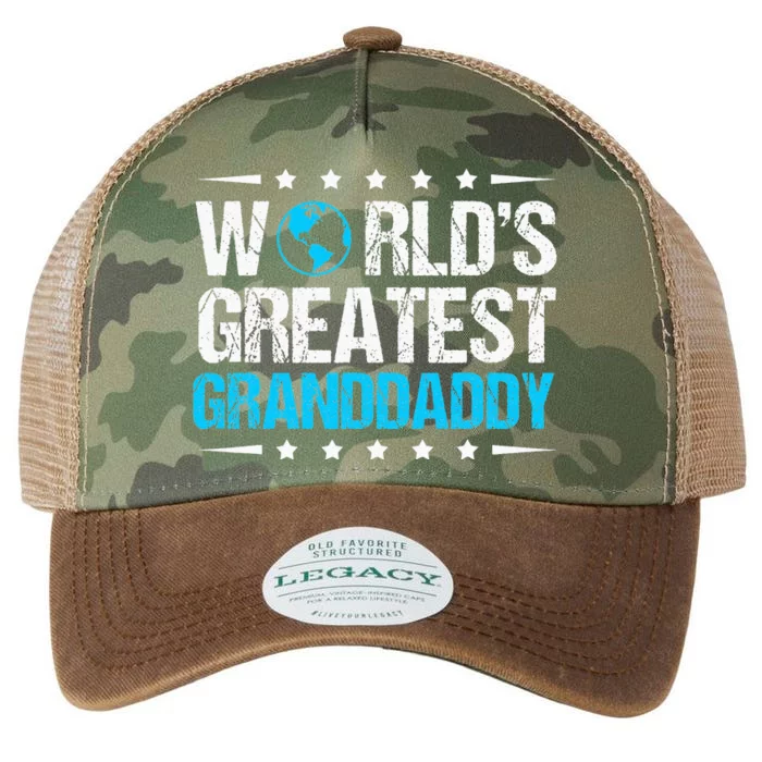 World's Greatest Granddaddy funny Father's Day Legacy Tie Dye Trucker Hat