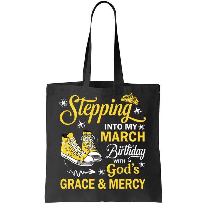 With Gods Grace Mercy Tote Bag