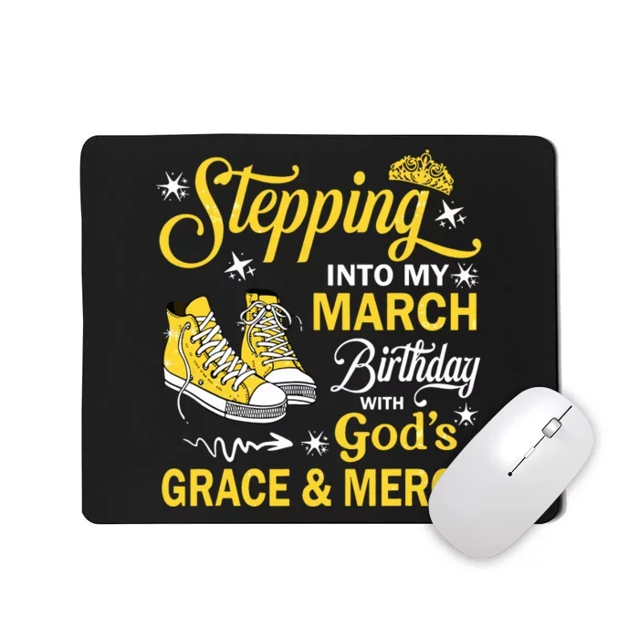 With Gods Grace Mercy Mousepad