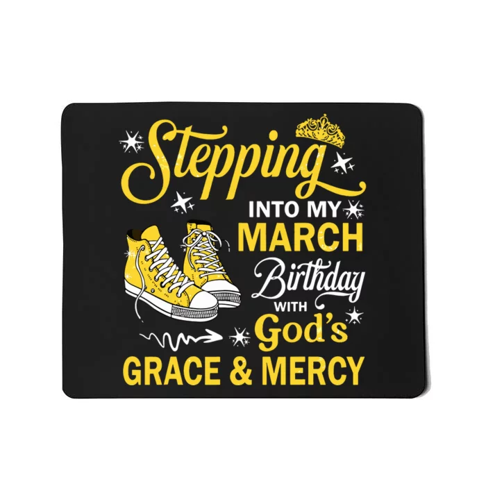 With Gods Grace Mercy Mousepad