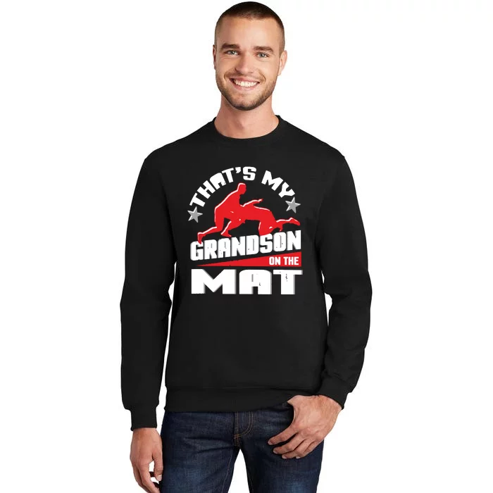 Wrestling Grandma Grandpa Wrestle Season Gift Sweatshirt