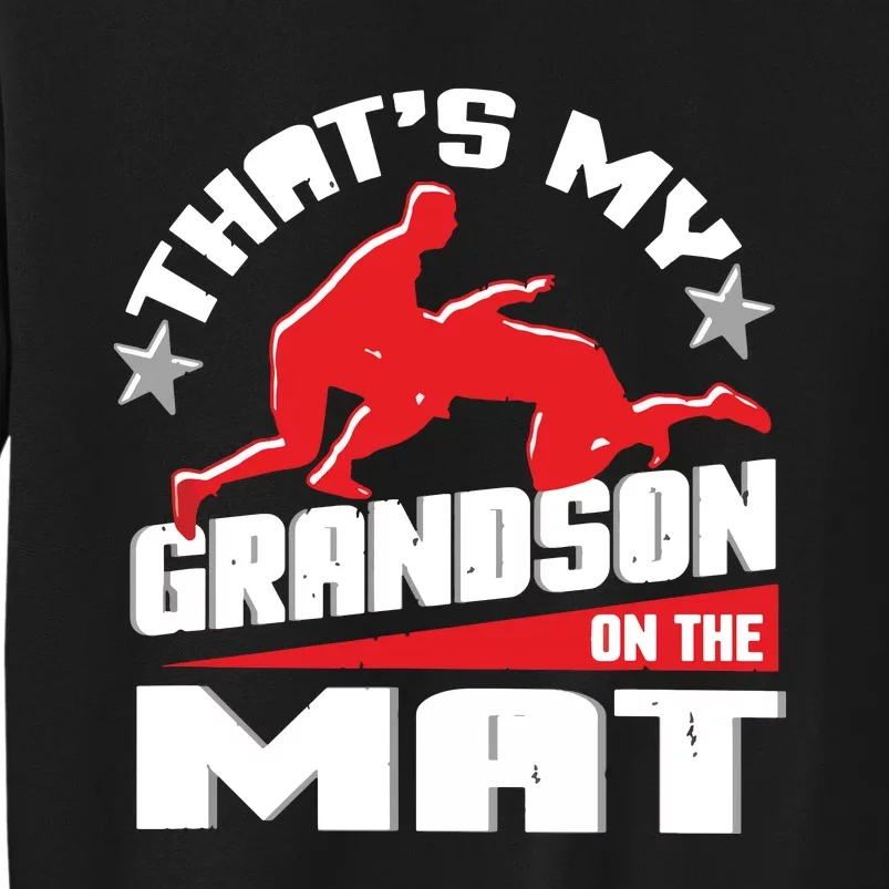 Wrestling Grandma Grandpa Wrestle Season Gift Sweatshirt