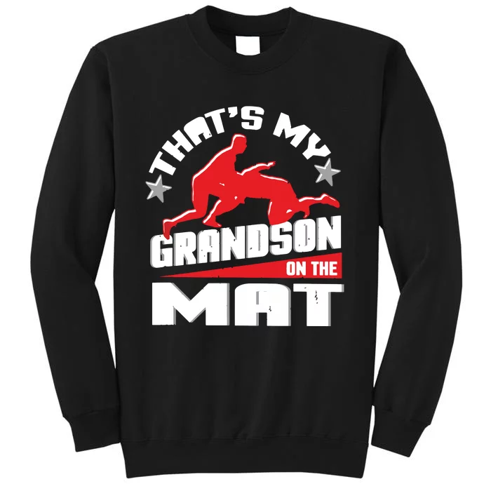 Wrestling Grandma Grandpa Wrestle Season Gift Sweatshirt