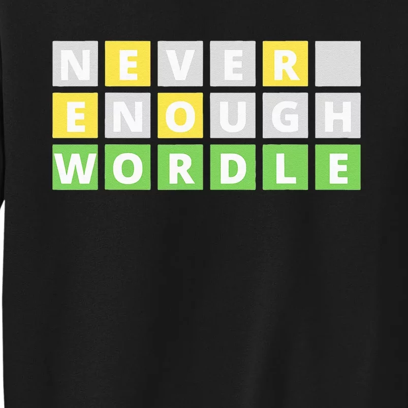 Word Game Gift Tall Sweatshirt