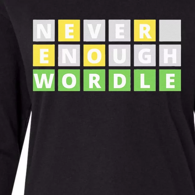 Word Game Gift Womens Cotton Relaxed Long Sleeve T-Shirt