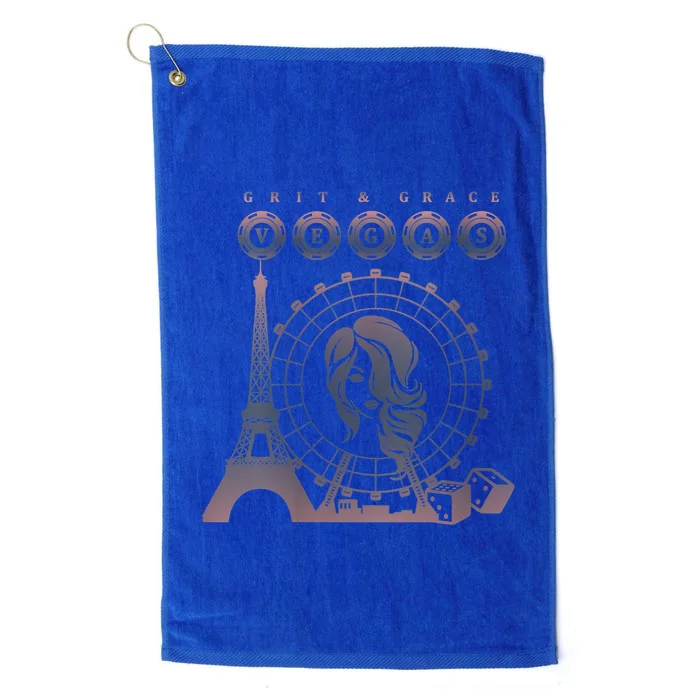 Womens Grit & Grace Take VEGAS Platinum Collection Golf Towel