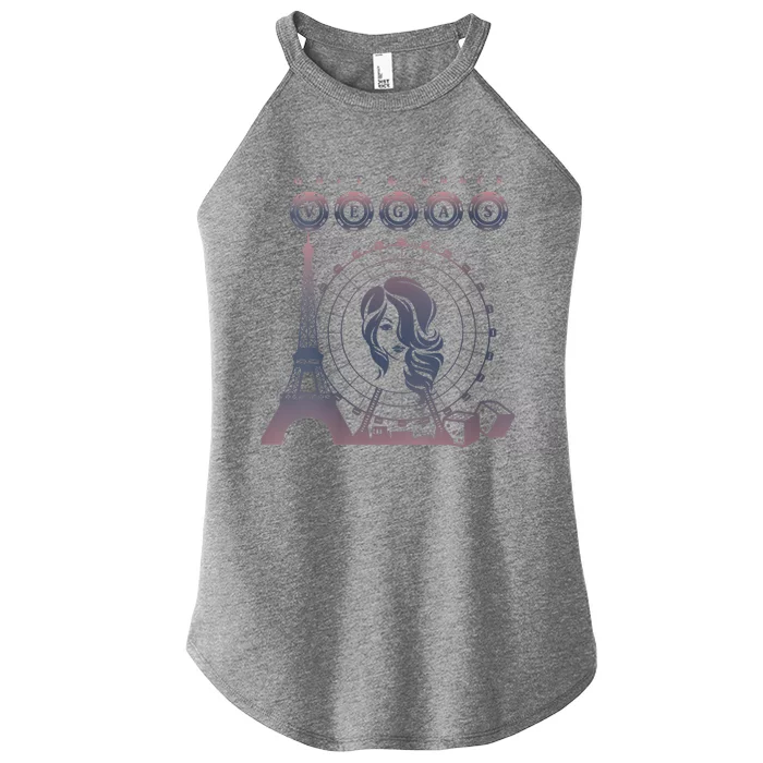 Womens Grit & Grace Take VEGAS Women’s Perfect Tri Rocker Tank