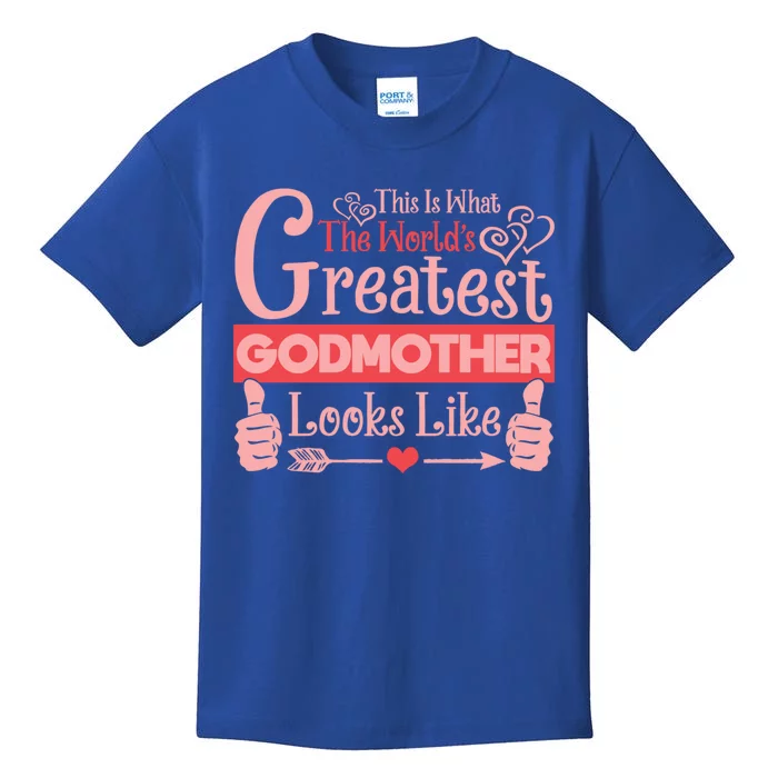 World's Greatest Godmother Gift Kids T-Shirt